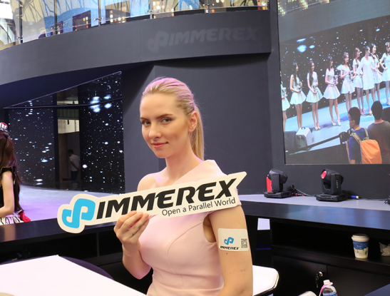 immerex CJ展台上演性感科技秀